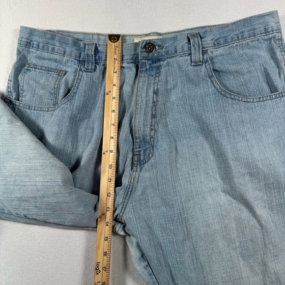 Dodeca Jeans Mens 40x32 Blue Wide Leg High Rise Light Wash - Picture 7 of 11